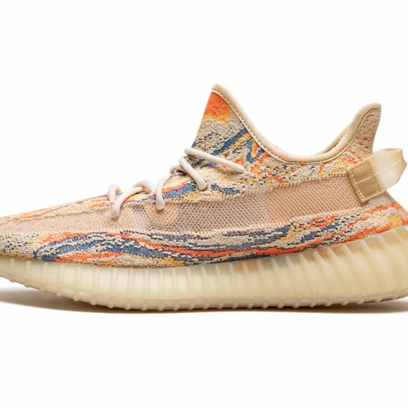 Yeezy Men’s shoes V2 Mx Oat Blue & Pink - Picture 4 of 7